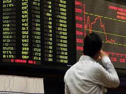 Profit-taking wipes off profits, KSE-100 closes level