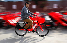 Uber rolls out electric bike fleet